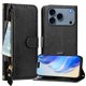 thumbnail image 4 of Funda Billetera Cremallera para iPhone 17 Pro Max con Porta Tarjetas, Soporte y Correa Negro, 4 of 5
