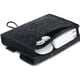 thumbnail image 1 of Bolsa de fieltro portátil para guardar accesorios electrónicos, funda protectora para MacBook, adaptador de corriente, ratón, teléfono móvil, cables, SSD, HDD, batería externa y disco duro externo por, 1 of 8