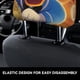 thumbnail image 4 of Leyenda de los Tres Caballeros Funda Protectora Universal para Reposacabezas de Coche, Funda Elástica para Reposacabezas de Asiento de Auto, Funda de Tela Antipolvo, Accesorios de Interior 2 Piezas, 4 of 6