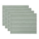 thumbnail image 1 of REGALWOVEN Juego de Manteles Rústicos de 4 Manteles Rectangulares de Mezcla de Algodón para Decoración de Mesa de Comedor Lavables Mantel de Mesa de Cocina Limpiar con Paño Verde 15.7x11.8 pulgadas, 1 of 6