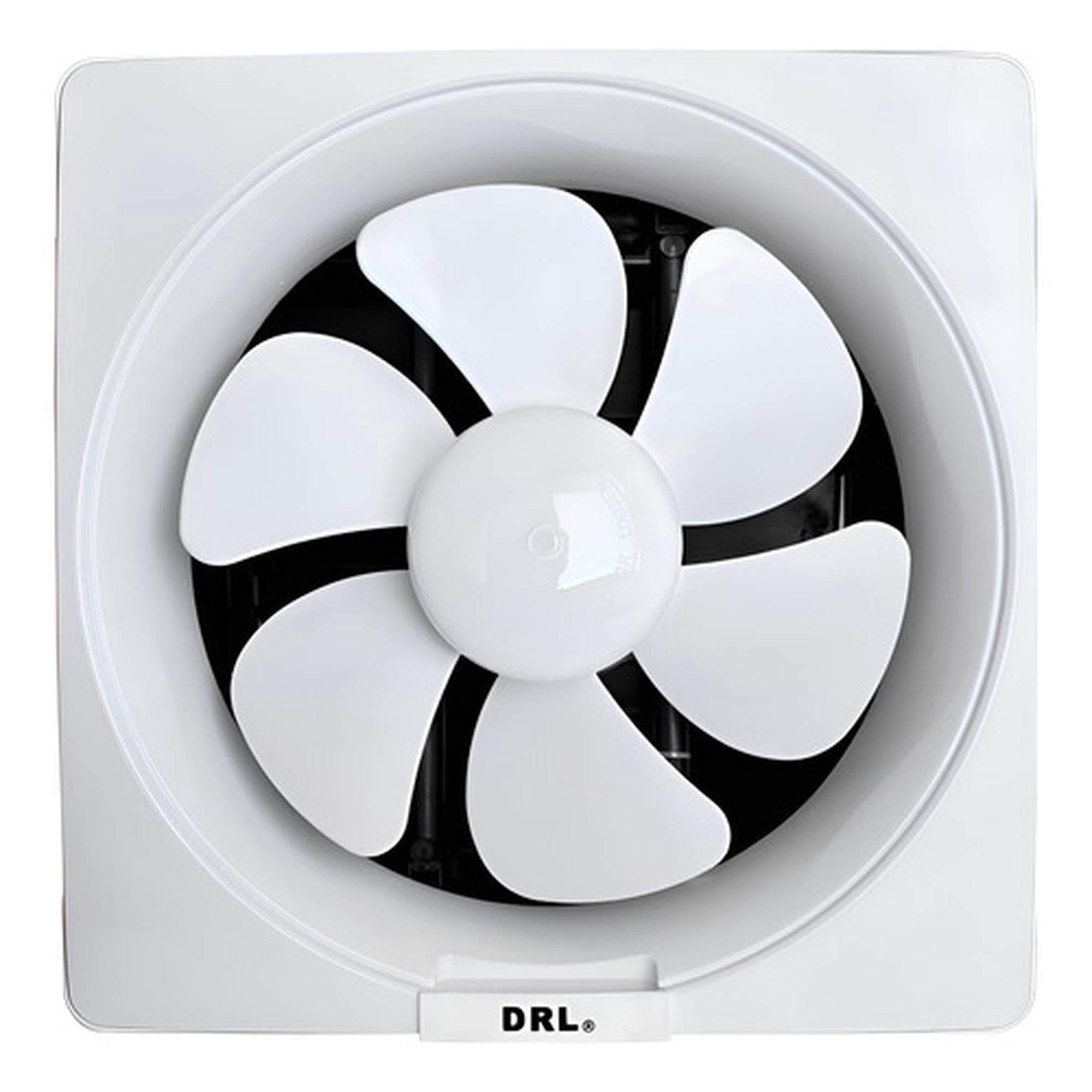Extractor De Aire 10 Pulgadas Drl Cuadrado Baño Cocina Sec Blanco