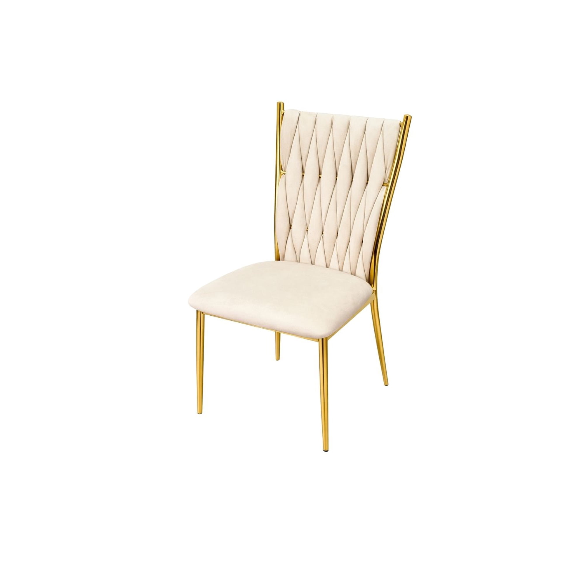 Habita2 Chile - Silla Dorada Para Comedor Arthur Beige