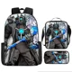 thumbnail image 2 of 3PC-Set Skibidi Toilet Children's Backpack Boy School Bag for Teenage Backpack Anime Boys Girls Anime Cartoon School Bag Mochila, 2 of 3