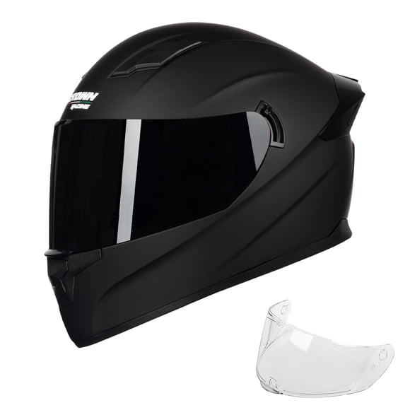 Casco Crown Racing F-700 DOT, 2 visores, talla M