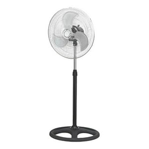 Importclick - Ventilador Pie Giratorio Aspa Metal 18""