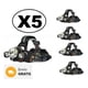 thumbnail image 1 of Pack X5 Linterna Frontal Cintillo Led T6 3000lm, 1 of 3
