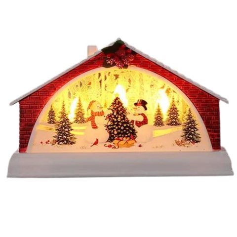 Bohemik - Casa Navideña Mono De Nieve