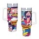 thumbnail image 4 of Hamburguesas de Bob Vaso aislado de acero inoxidable con asa, diseño temático, regalo para familia, amigos y fans; incluye pajita y encaja en el portavasos estándar, 40 oz, 4 of 6