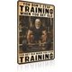 thumbnail image 1 of Letrero estaño metal gimnasio no dejas entrenar envejeces vintage arte pared hogar boxeo club 30x40cm, 1 of 6