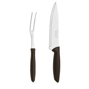 Dadinail - Pack 2 Cuchillo Parrillero Y Tenedor Para Barbacoa