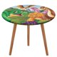 thumbnail image 1 of En busca del valle encantado-theme Fitted Round Tablecloths Elastic Edged Table Covers Waterproof Table Cloth for Kitchen Holiday Party Tables Decor 150cm, 1 of 6