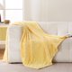 thumbnail image 2 of Bnuitland Light Yellow Flannel Throw Blanket 50 x 40 Inches, 2 of 3