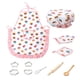 thumbnail image 2 of Kid Chef Rol Juego De Simulación Toy Cap Delantal Pot Pad Sets Cake Pattern 11PCS, 2 of 5