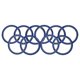 thumbnail image 3 of 10 Rolls Grid Marting Tape Autoadhesivo Acabado Estrecho Para Coser Azul, 3 of 3