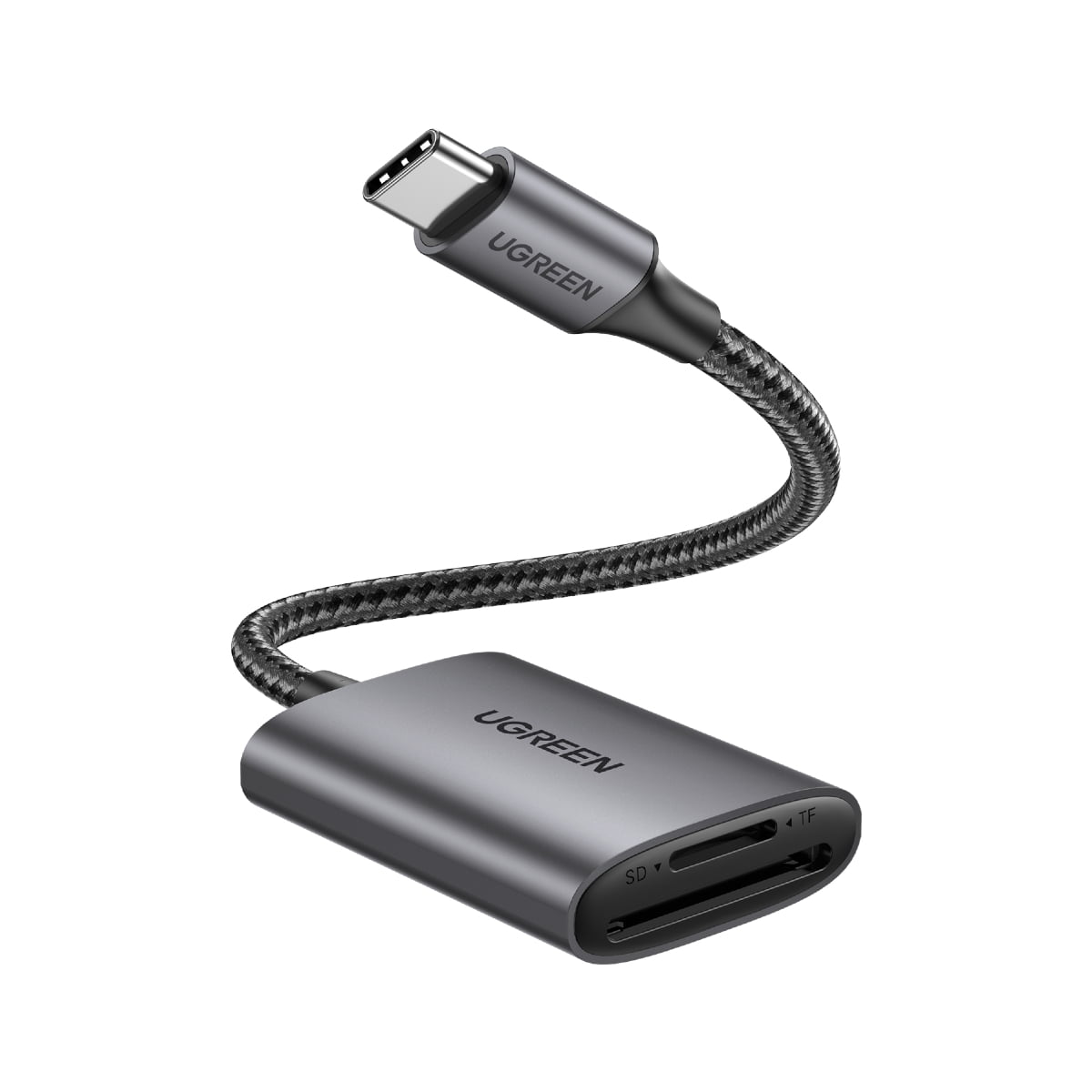 Lector De Tarjetas Usb-c A Tf/sd 3.0 Ugreen
