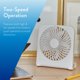 thumbnail image 4 of Ventilador de Escritorio Treva 5" USB y a Pilas 2 Velocidades Blanco, 4 of 7
