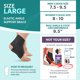 thumbnail image 2 of Faja de Soporte para Tobillo BraceAbility Slip-On Manguito de Compresión Negro, 2 of 9