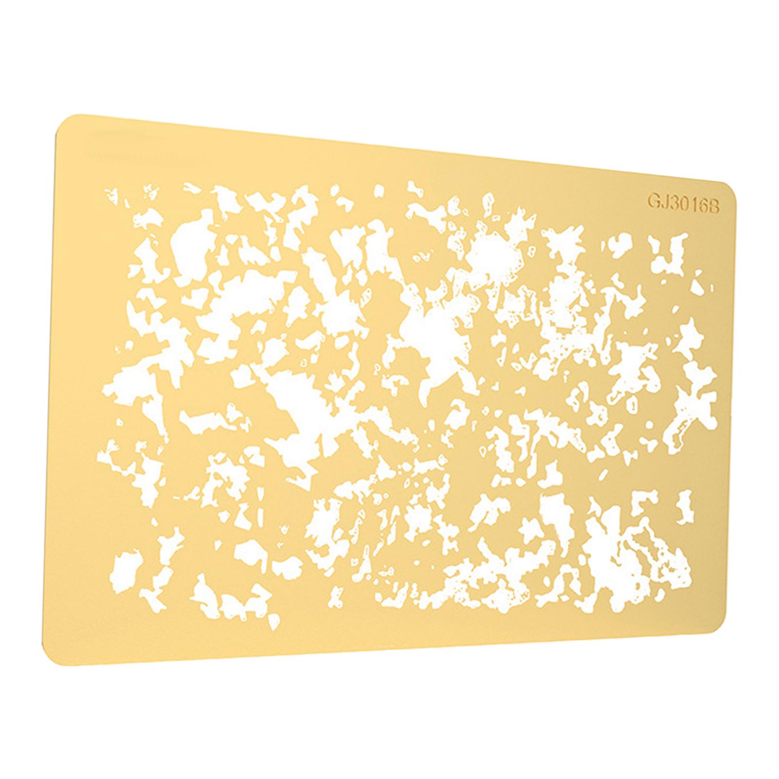 Magideal - Accesorios De Construcción De Plantilla De Aerógrafo De Latón Para Modelo 1/72 1/48 1/32 1/35, Decoración De Mesa De Paisaje De Diseño, Herramienta De Estilo B