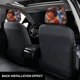 thumbnail image 3 of Cadetes Mech Funda Protectora Universal para Reposacabezas de Coche, Funda Elástica para Reposacabezas de Asiento de Auto, Funda de Tela Antipolvo, Accesorios de Interior 2 Piezas, 3 of 6