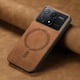 thumbnail image 5 of Magnetic Slim Case for Xiaomi Poco X6 Pro 5G with Camera Guard & Anti-Scratch Back Brown, 5 of 6