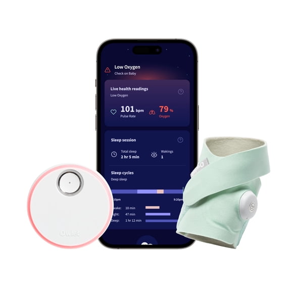 Monitor inteligente para bebés Owlet Dream Sock aprobado por la FDA