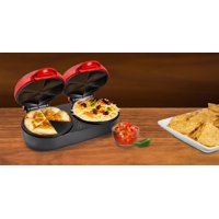 Máquina Para Hacer Quesadillas Nostalgia Taco Tuesday, Doble, Roja, 13 Cm