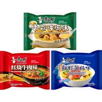 Fideo Instantaneo Kang Shi Fu Pack 3 Sabores