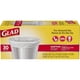 thumbnail image 1 of Glad Garbage Small, White, 4 Gallons, Pack de 2 de 30 unidades, 1 of 3