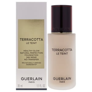 Guerlain - Base De Maquillaje Terracotta Le Teint 24H Wear Sin Transferencia - 2W Warm De Para Mujeres - Base De 1,1 Oz