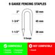 thumbnail image 3 of Grapas para cercas Freeman 5 cm, colladas con pegamento, 1000 piezas, 3 of 3