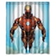 thumbnail image 1 of Cortina de ducha de Iron Man con ganchos, tamaño 60 x 72 pulgadas, 1 of 3