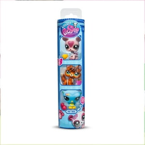 Basic Fun Inc - Juguetes Littlest Pet Shop Trio In Tube Wave 3 Forest Pets