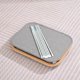 thumbnail image 3 of Canasto Cesta Ropa Sucia Plegable Borde Bambú 100l Gris, 3 of 5