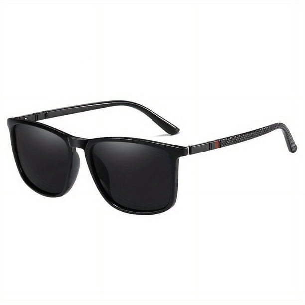 Polarized Square Sunglasses for Men and Women - Lightweight and Fashionable Travel and Driving Glasses with UV400 Protection