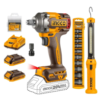 Pistola Llave De Impacto 400 Nm + Linterna Ingco Cosli23048