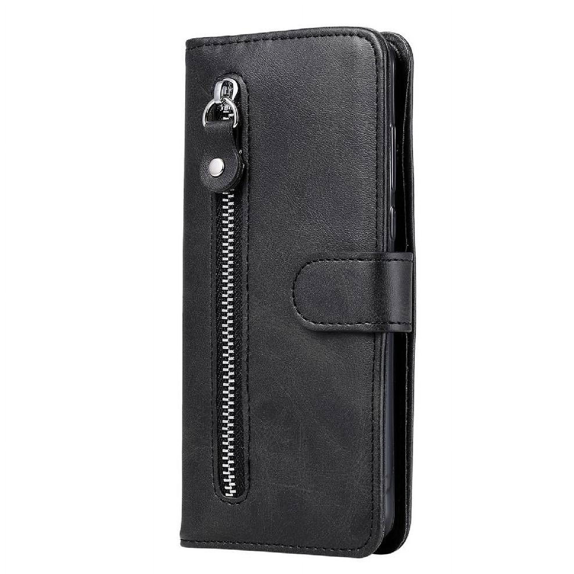 Gangxun - Funda Con Cremallera Para Oneplus Nord 200 5G, Carcasa Cartera De Cuero Pu Con Soporte Y Tarjetero