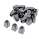 thumbnail image 1 of 20pcs Cierre De Cremallera De Metal Tapones De Campana Sin Tapa Cierre De Cable Negro, 1 of 5