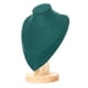thumbnail image 4 of Soporte De Exhibición De Joyas Organizador Soporte De Cadena De Busto De Madera Verde M, 4 of 5