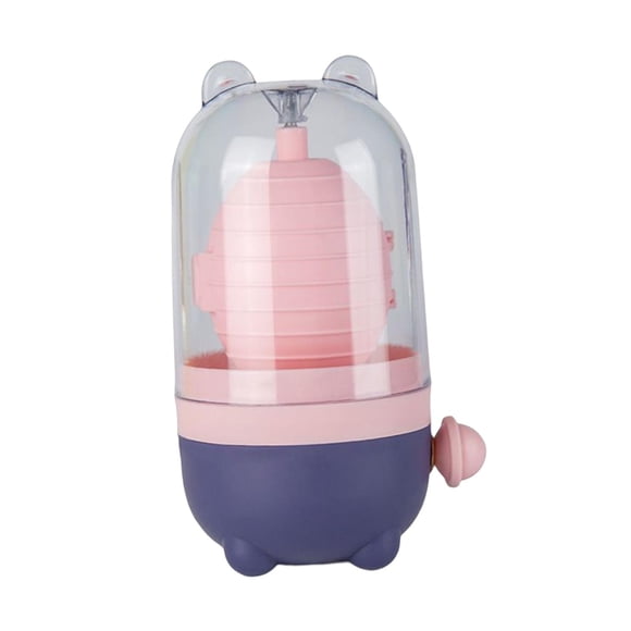 Manual Egg Scrambler Shaker Hogar Portátil Para Cocinar El Desayuno Al Aire Libre Rosa