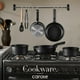 thumbnail image 3 of Juego de utensilios de cocina CAROTE, 11 unidades, antiadherentes, de inducción con mango, color negro, 3 of 3