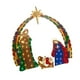 thumbnail image 3 of Belenes Para Navidad Esculturas Decorativas Navideñas Iluminadas Y Brillantes Estilo C, 3 of 3