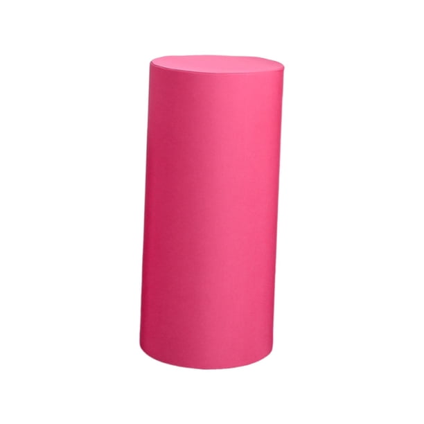 Funda Cilíndrica para Pedestal de Postres Cubre Soporte de Mesa Dulce Tela Elástica de Poliéster Reutilizable Fácil Instalación Adecuada para Fiestas M
