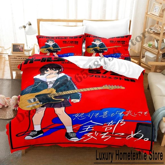 New Bed Sheet Set Girls Band Cry Bedding Set Bed Set Adult Kid Bedroom Duvetcover Sets Bed Sheets