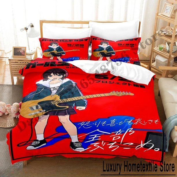 New Bed Sheet Set Girls Band Cry Bedding Set Bed Set Adult Kid Bedroom Duvetcover Sets Bed Sheets