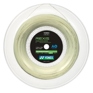 Cuerda De Tenis Yonex Rexis Feel 16L/1.30Mm Blanca 200 Mts.