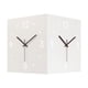 thumbnail image 4 of Reloj De Pared De Esquina De Doble Cara Moderno Silencioso Para Sala De Estar Restaurante Hogar, 4 of 5