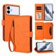 thumbnail image 1 of Funda Cartera Mariposa para [Samsung Galaxy S26 Edge] con Soporte y Cremallera Naranja, 1 of 6