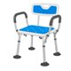 thumbnail image 1 of Silla Baño Ducha 3 En 1 Soporte Antideslizante Agarradera, 1 of 3