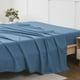 thumbnail image 2 of Sábana plana Sweet Home Collection Twin Denim Blue, 2 of 3