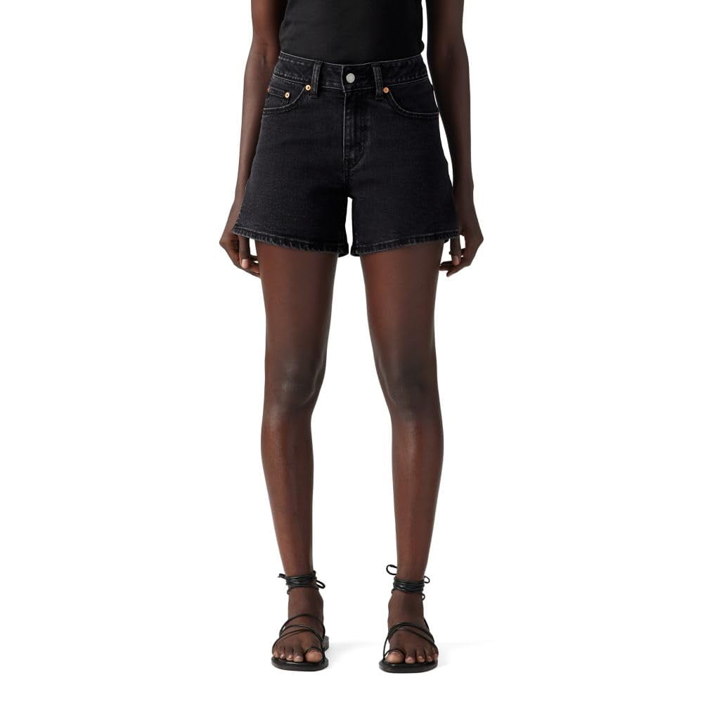 Pantalones Cortos Levi's A-line Para Mujer Con Talle Medio, Talla 28